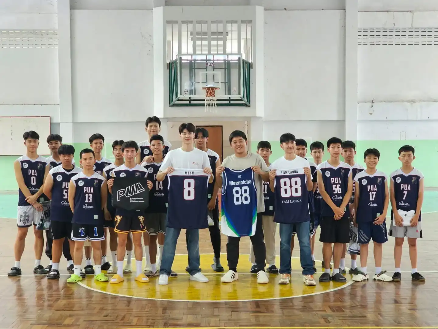 การเล่นเกมจริงของเยาวชนในสนามฝึกซ้อม